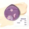 Esponja de Cushion Mate Serie Uva No Absorbe el Polvo, Aplica el Maquillaje Uniformemente, Uso Seco y Húmedo, Polvo Suelto Iluminador, Retoque, Compacto y Portátil, Doble Uso