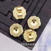 Joyería hecha a mano DIY aretes fijos antideslizantes tapón anti-caída tapón para los oídos flor de ciruelo hebilla para la oreja tapa para la oreja tapón trasero aretes B198