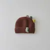 Gorro de Invierno para Bebé Niño Dinosaurio Tejido Lindo y Adorable para Bebés Niñas y Niños Pequeños Gorro de Punto Cálido con Forro de Algodón