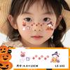 Festa de tatuagem de Halloween novos adesivos de rosto infantil descartáveis personalizados moda performance pintura facial de Halloween