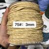 Familia Miu con 3 mm color 108 color punto de salto núcleo de poliéster envuelto en cuerda redonda cuerda para ropa sombrero cuerda para pantalones (longitud ilimitada)