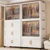Guarda-roupa Infantil Espessado Armário de Armazenamento de Roupas Infantis Armário Dobrável para Roupas Infantis Quarto Uso Doméstico Armário de Armazenamento de Roupas Dobrável