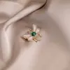 Broche Abeja Antirreflejos Alta Calidad Lujo Ligero Versátil Ramillete Pin para Abrigo Traje Hebilla Antirreflejos Linda Transfronteriza
