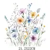 Pegatinas de Transferencia de Calor de Flores Silvestres Acuarela de Fábrica Patrones Impresos Pegatinas de Transferencia de Calor para Ropa Pegatinas de Transferencia de Calor Impresas Offset