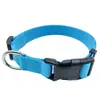 Venta Directa de Fábrica Collar Liso para Perro Correa para Mascota de Nylon Collar Ajustable Collar con Cascabel para Gato