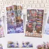 Pegatinas de Flores PET Tira Larga Paisaje Diario Material DIY Plantas Frescas Collage Pegatinas para Teléfono Papelería Premios
