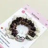 Óculos Estilo Doce e Cool Renda de Gato Xadrez Elástico Cabelo Intestino Pequeno Estilo Fofo Menina Rabo de Cavalo Corda de Cabelo Acessórios de Cabelo Atacado Novo Estilo