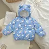 Comércio Exterior Roupas Infantis de Algodão 2026 Novo Estilo Tecido Floral em Forma de Orelha Moda Jaqueta de Algodão para Bebê para Crianças Pequenas e Médias com Capuz Casaco de Algodão Fofo Pequeno