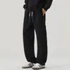 Ninpure Otoño e Invierno Nuevo Retro Japonés Hoja Pequeña Curva Pierna Ancha Pantalones de Chándal Hombres Holgado Recto Deportivo Casual Pantalones Largos