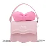 Bolso Cuadrado Mini Estilo Nuevo para Niños, Bolso de Mano con Lazo Personalizado para Mujer, Bolso Cruzado de Moda para Labios Padre e Hijo Venta al por Mayor