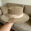 Chapéu de Palha Chapéu de Proteção Solar Feminino 2026 Novo Estilo Verão Guarda-Sol Chapéu de Sol Praia Litoral Aba Larga Anti-UV