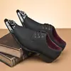 Amazon y AliExpress los más vendidos transfronterizos para hombre estilo británico multiestilo formales de negocios zapatos de cuero puntiagudos 25805