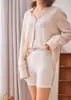 339 Leggings de Verão Modal de Alta Elasticidade Casual Calça Plana Três Quartos 100kg Extra Grande Roupa de Verão Respirável e Anti-Exposto