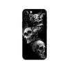 Funda para iPhone 16 con diseño de calavera, genial, de Halloween, para hombre.