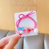 Goma Elástica Kuromi para Niños Lazo para el Cabello Lazo para Trenzas de Bebé Diadema para Niña Alta Elasticidad y Duradero Lazo para el Cabello de Niña