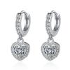 AliExpress mais vendidos brincos de amor fivela de orelha moda europeia e americana cobre incrustado zircão ins brincos femininos joias transfronteiriças atacado