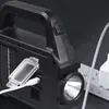 Linterna LED Solar de Luz Fuerte de Largo Alcance para Exteriores Transfronteriza Multifunción Recargable por USB Luz de Emergencia Luz de Reparación