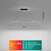 Lustre de Restaurante Longo Moderno Simples Criativo para Mesa de Jantar Sala de Jantar Bar Lâmpada de Designer Minimalista Personalizada para Restaurante