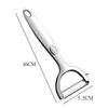 Cuchillo pelador de aleación de zinc, artefacto para pelar frutas y verduras, multifuncional para cocina, hogar, melón y fruta.