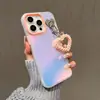 Funda para Teléfono con Colgante de Perla de Amor Escarchada con Láser para Apple 15PROMAX Amor 14 Tendencia 11 Colgante XR