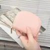 Porta-Cartões Feminino de Couro Genuíno, Couro Bovino de Primeira Camada Curtido Vegetal, Mini Porta-Cartões Fashionável Estilo Sanfona, Porta-Moedas, Armazenamento de Moedas e Cartões Bancários