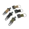 Chaveiro Tático de Nylon com Fita Molle e Fivela Cobra para Pendurar Mosquetão Tático Gancho com Fivela de Águia