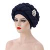 Amazon Aliexpress Otoño Sombrero Trenzado Africano con Accesorios Turbante Envoltura Tendencia Étnica