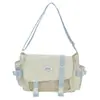 Linda Bolsa Cruzada Estilo Universitario para Chica, Estilo Ins Japonés, Bolso Mensajero Versátil de Gran Capacidad para Estudiantes, Bolso Modelo Nuevo 2026