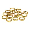 Anillos de Llave de Aleación de Titanio al por Mayor, Llaveros de Titanio Puro con Superficie Lisa de Doble Capa, Accesorios para Llaves de Coche