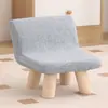 Taburete Pequeño para Uso en Casa, Taburete para Sofá con Respaldo, Silla Pequeña para Sala de Estar, Mesa de Café, Taburete Bajo para Niños, Taburete Resistente para Cambiar Zapatos, Banco para Adultos