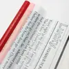 Papel de Presente Flor Brilhante Sorte Sua Papel Liso Coreano Translúcido Inglês Estampagem a Quente Estilo Europeu e Americano Floricultura Arte Floral