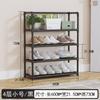 Estante de Almacenamiento Sencillo de Múltiples Niveles para Zapatos DIY, Zapatero de Almacenamiento de Tubo de Acero y Tela No Tejida, Montado en Pared Minimalista Moderno