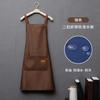 Delantal Impermeable Hogar Cocina Suministros Diarios para el Hogar Moda Simple Impermeable Publicitario Ropa de Trabajo Logotipo Impreso