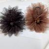 2025 Pinza para el cabello explosiva para mujer Diamante flash Flor Pinza de tiburón Horquilla Accesorios para el cabello de alta gama Pinza para el cabello de cabeza