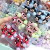 Celebridad de Internet Lindo Moño Rosa Corazón Arcoíris Mickey Mouse Dibujos Animados Goma para el Cabello Infantil Banda Elástica para el Cabello de Niña