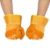 Guantes protectores de palma de piel amarilla para soldar al por mayor directo de fábrica guantes de jardín