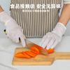 Guantes desechables para lavar platos para Mujer limpieza del hogar limpieza del hogar cocina duraderos grado alimenticio nitrilo alargados para el hogar impermeables finos adherentes para la mano