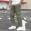 Em estoque, transfronteiriço, nova coleção primavera/outono: calças compridas casuais esportivas para trabalho masculinas com bolsos, design de perna reta moderno e confortável, atacado
