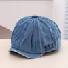Gorra de pintor vaquera para niños japoneses Primavera y verano 2025 gorra de ocio avanzada para niños boina de bebé coreana al por mayor