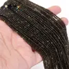 Cuentas redondas pequeñas de 2/3 mm, cristal natural, ágata, turquesa, para pulsera, collar DIY, venta al por mayor, cuentas sueltas, accesorios de joyería