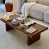 Mesa de centro vintage em madeira maciça, formato irregular, estilo wabi-sabi envelhecido, mesa de chá em madeira natural para sala de estar, pousada, hotel, casa de chá, mesa tatami