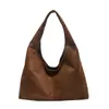 Bolso Tote de Ante Estilo Literario Retro Coreano Nuevo Otoño/Invierno para Mujer Gran Capacidad de Alta Gama Bolso de Hombro Único