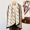Cachecol de Lã de Seda de Alta Qualidade para Mulheres Inverno Nova Moda Xadrez Pied-de-Poule Dupla Camada Lã de Seda Versátil Quente Cachecol de Seda