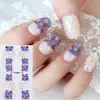 Película de Calcomanía para Uñas FF Estéreo Impermeable Sin Hornear Calcomanía Completa Estilo Simple Papel de Película para Calcomanías de Uñas de Primavera, Verano, Otoño e Invierno