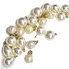 Botón de perla de imitación de alta calidad, hebilla de perla, joyería para orejas, colgante, pulsera, artesanía, hebilla decorativa, venta al por mayor