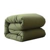 Colcha de invierno para entrenamiento militar para estudiantes colcha aislante para dormitorio de obra protección laboral alivio civil Colcha color verde militar colchón