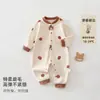 Body de Bebê 100% Algodão Outono Inverno Todas as Estações Botão de Pressão Roupas de Bebê Classe A Roupas para Engatinhar Bebê Roupas para Bebês e Crianças Anyang
