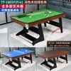 Mesa de Billar Plegable para el Hogar para Adultos y Niños 3 en 1 Mesa de Billar Multifuncional de Interior Mesa de Tenis de Mesa Familiar