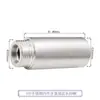 Conector Roscado de Acero Inoxidable de 4 Puntos, Adaptador Directo con Rosca Interna y Externa, Conector de Tubo de Extensión Grueso de 6 Puntos a 4 Puntos, Accesorios para Tuberías de Agua