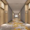 Alfombra Estampada para Pasillo de Hotel, Corredor, Escaleras, Salón de Banquetes, Salón de Belleza, Retardante de Llama, Alfombra de Piso Completo, Instalación Puerta a Puerta